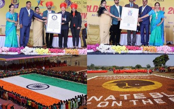 Little Stars English Medium Secondary School and Global International School in Hirebagewadi breaks Two Elite world records consecutively