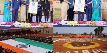 Little Stars English Medium Secondary School and Global International School in Hirebagewadi breaks Two Elite world records consecutively