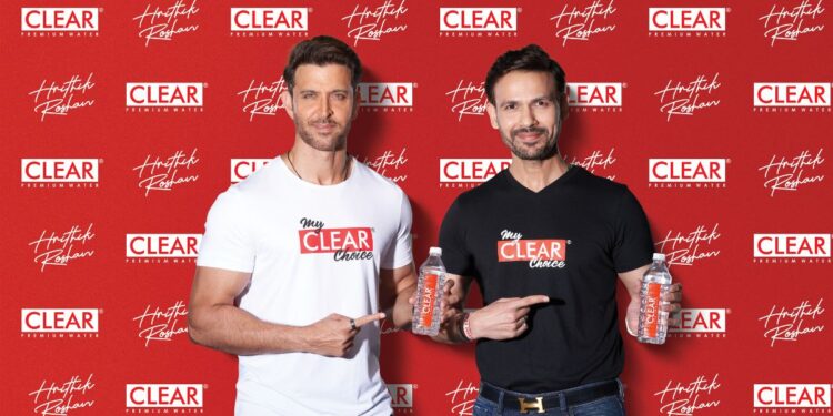 Clear Premium Water declares superstar Hrithik Roshan as brand ambassador