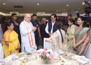 Amit Shah, The Home Minister, Hosts A Dinner For Padma Award Recipients