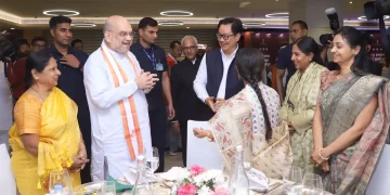 Amit Shah, The Home Minister, Hosts A Dinner For Padma Award Recipients