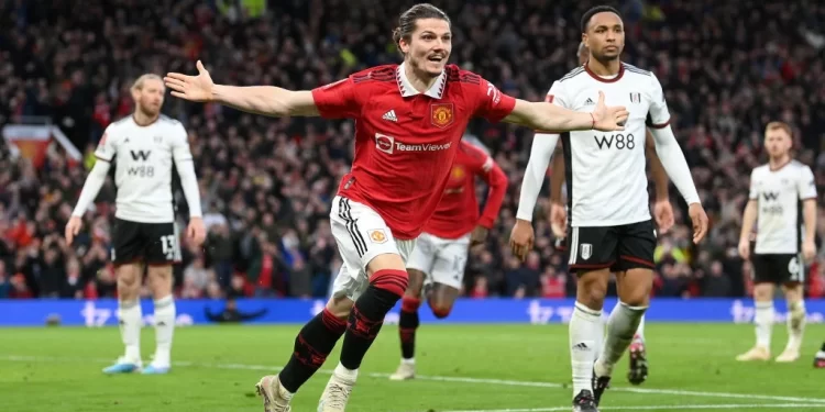 FA Cup: Manchester United Secures A Semifinal Berth With A 3-1 Comeback Victory Against Nine Men Fulham