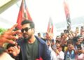 After Attending The Oscars, Ram Charan Returns To India, Where He Is Greeted By Fans At The Airport In Delhi