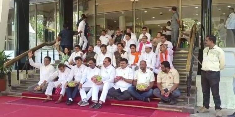 Legislators Of Opposition Parties Walked Out From The Assembly Over Unsatisfactory Reply From The Government