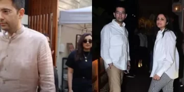 MP For Rajya Sabha Parineeti Chopra And Raghav Chadha Were Seen Together At A Mumbai Eatery