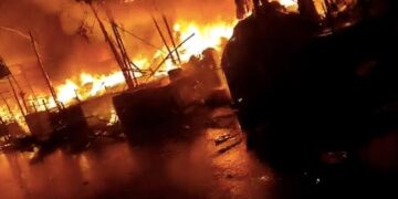Maha: A Fire In The Thane District Destroys A Scrap Godown