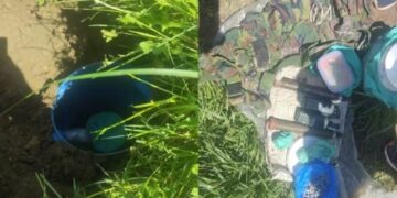 Recovered 5-6 Kgs IED’s in J&K’s Pulwama