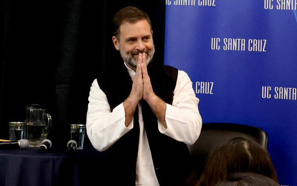 Arriving In San Francisco For A Three-city US Tour, Rahul Gandhi Addresses The Indian Community There