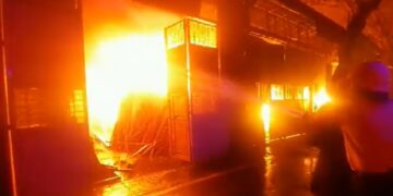 Massive Fire Breaks Out At A Furniture Factory In Pune, Maharashtra