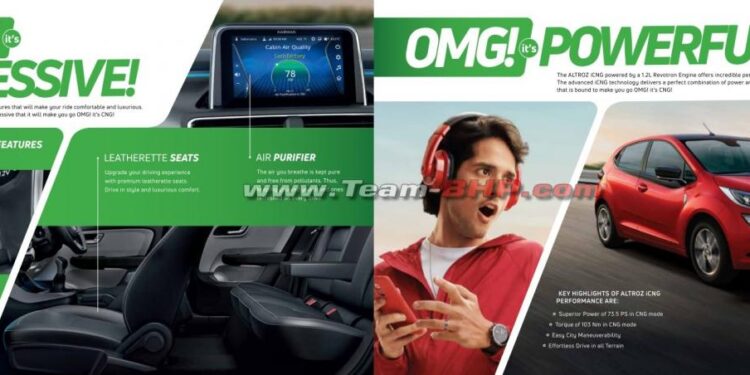 Before It Was Officially Released, A Tata Altroz ICNG Brochure Surfaced Online With An Electric Sunroof