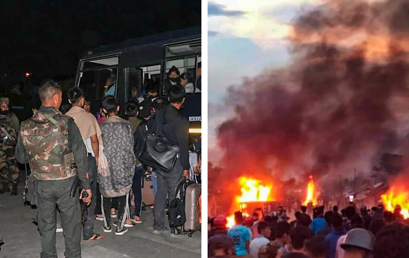 Violence In Manipur Prompts Neighbouring Mizoram To Issue A High Alert And Begin Preparing To Evacuate Its Citizens