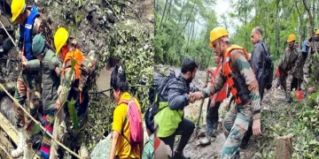 Additional 300 Tourists Are Rescued By The Army In North Sikkim