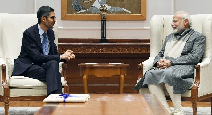 Google’s Sundar Pichai On Prime Minister Modi’s Plan For A Digital India: “Way Ahead Of Its Time”