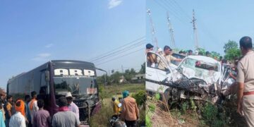 Terrible Road Accident In Chandrapur District Of Maharashtra, 5 People Died; 1 Seriously Injured