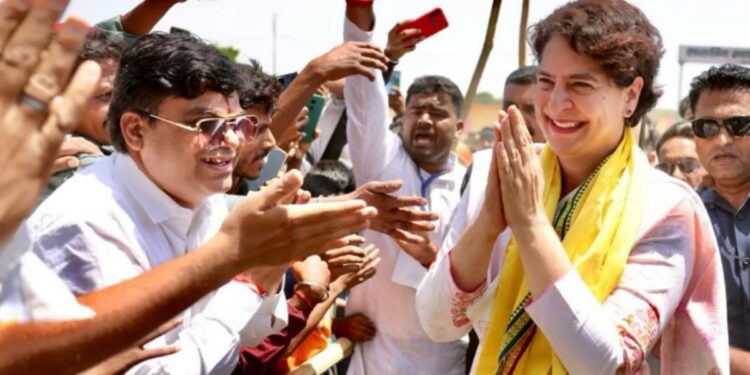 Congress General Secretary Priyanka Gandhi Launches Party’s Campaign For Madhya Pradesh Assembly Elections With Massive Rally