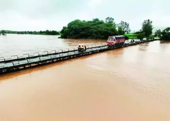 After Intense Rains In Kolhapur, The Panchganga River Crosses A Warning Mark, And Residents Of Six Villages Are Asked To Relocate To Safer Areas