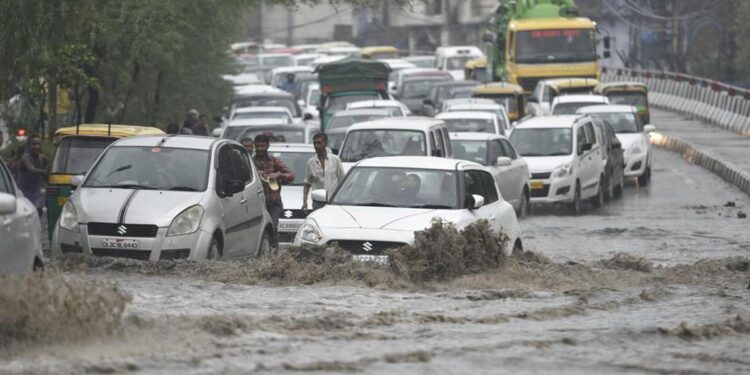 The 21st-heaviest July Rainfall Floods Delhi