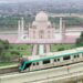For The First Time, Agra Metro Reports Successful Movement From Depot To Taj East Gate Station