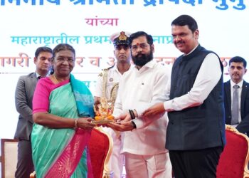 Maharashtra: In Mumbai, President Murmu Was Given A Civic Reception