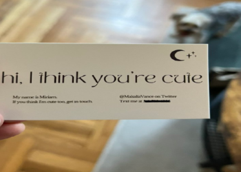 Internet Success For Woman’s Clever Idea Of Flirting Through Business Cards