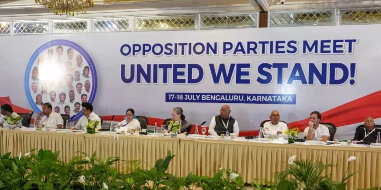 26 Opposition Parties Gather In Bengaluru To Begin A Two-day Brainstorming Session To Defeat The BJP With A Dinner Meeting