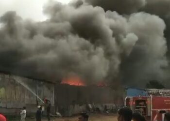 Pune: No Reported Casualties As Fire Breaks Out In A Godown For A Cloth Factory