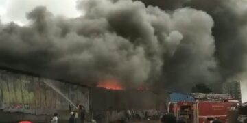 Pune: No Reported Casualties As Fire Breaks Out In A Godown For A Cloth Factory