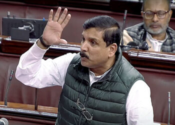 Sanjay Singh, An AAP Member, Has Been Suspended From The Rajya Sabha For The Remainder Of The Monsoon Session