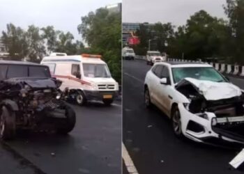 Gujarat: 9 People Are Killed When A Luxury Car Rams Into A Crowd At The Scene Of An Accident On The SG Highway