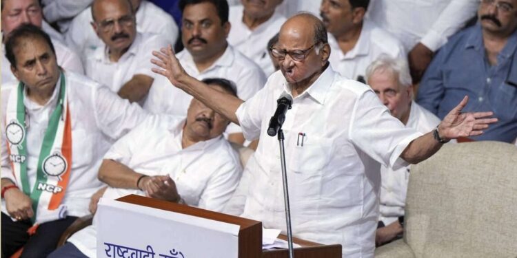Sharad Pawar Addresses A Crowd In Chhagan Bhujbal’s District And Promises Not To Make The Same Mistake Again