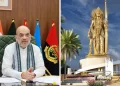 Amit Shah Lays The Cornerstone For The 108-foot-tall Lord Ram Statue At Kurnool, A.P