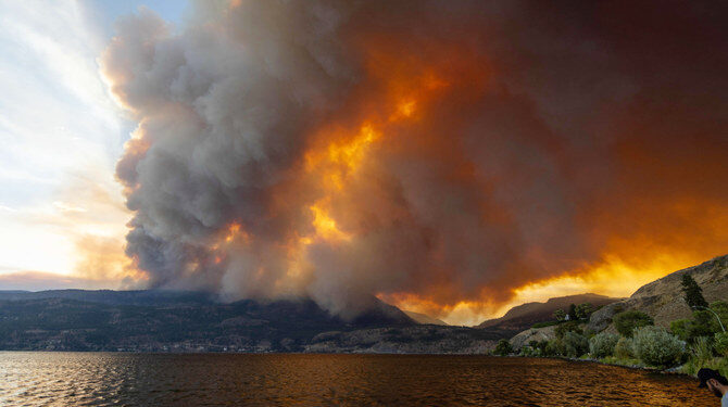Numerous People In British Columbia Are Forced To Evacuate Due To Wildfires In Canada
