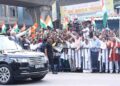 Congress Pokes Fun At The BJP After State Leaders Were Seen Standing Behind Barricades During PM Modi’s Visit To Bengaluru