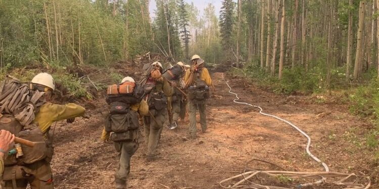 As A Wildfire Approaches The Capital Of Canada’s Northwest Territories, Residents Leave