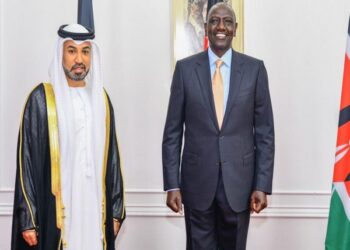 Kenyan President Is Presented With Credentials By The UAE Ambassador
