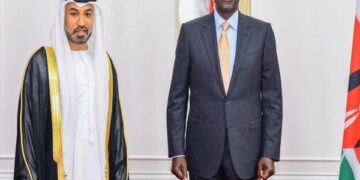 Kenyan President Is Presented With Credentials By The UAE Ambassador