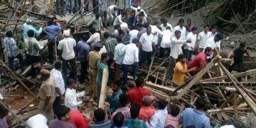 At A Crowded Public Event In The Anna Nagar Area, A Barricade Collapses, Causing Several Injuries