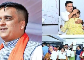 MoS Home Harsh Sanghavi in Ahmedabad granted Indian citizenship to 108 persecuted Hindus from Pakistan, Bangladesh, and Afghanistan.