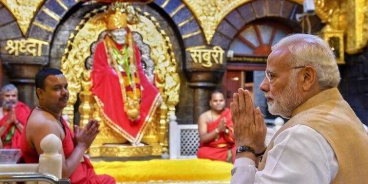 PM will visit Shirdi today and showcase projects and development plans in Maharashtra