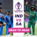 South Africa Vs. India In The 2023 World Cup: Who Will Prevail? What Does The Head-to-head Record And Form Guide For IND Versus SA Indicate?