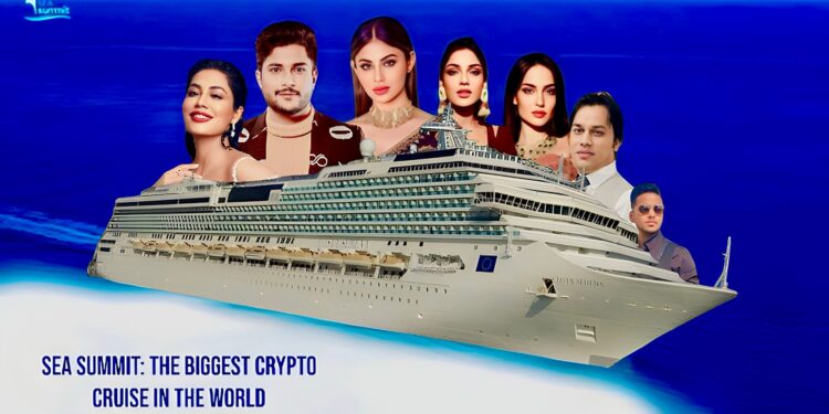 SEA SUMMIT: Bollywood Celebrities Mouni Roy, Elli Avrram, Chitrangda Singh, Ishita Raj Team Up with Crypto Legends Abhyudoy Das, Lavish, Vinay for The Biggest Corporate Event on the Sea