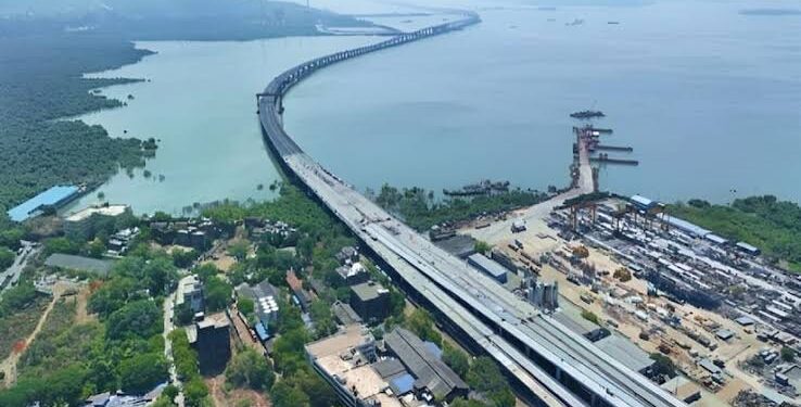 India’s longest bridge, the Mumbai Trans Harbour Link, opens today, Friday 12th January, by PM Modi