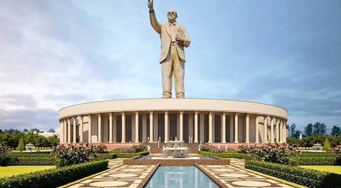 The tallest Ambedkar statue will be unveiled in Andhra Pradesh today. 5 points