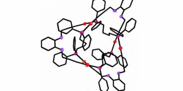 Molecular knots are built up of only 54 atoms, making them the tiniest known knots.