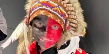 Sports blog sued by young fan of Kansas City Chief accused of Blackface