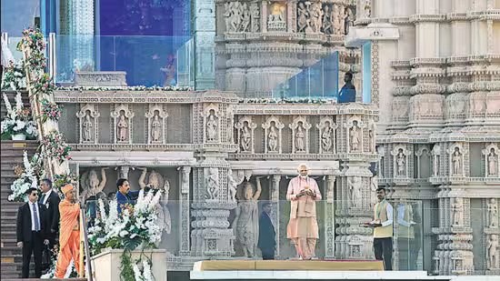 The UAE authored a golden age in human history: Prime Minister Modi inaugurated a Hindu temple.