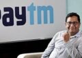Paytm shares end the day in the red, one day after Vijay Shekhar Sharma quit Payments Bank.
