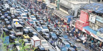 It takes 1 hr to travel 7 kms in Andheri East