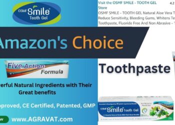 OSMF Smile Tooth Gel Natural Toothpaste Gets the “Amazon’s Choice” Badge For Promoting A Healthy Smile