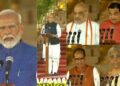 President Droupadi Murmu swears in PM Narendra Modi and his 71 ministers